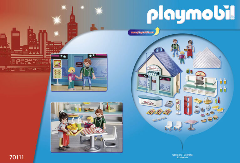 Playmobil - Restaurant Transportable - les motifs peuvent varier