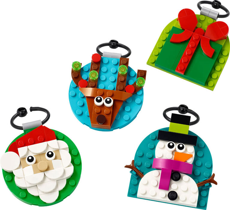 LEGO Sélection d'ornements de Noël Décorations suspendues avec cadeau, bonhomme de neige, renne et père Noël 40744 LEGO Sélection d'ornements de Noël Décorations suspendues avec cadeau, bonhomme de neige, renne et père Noël 40744