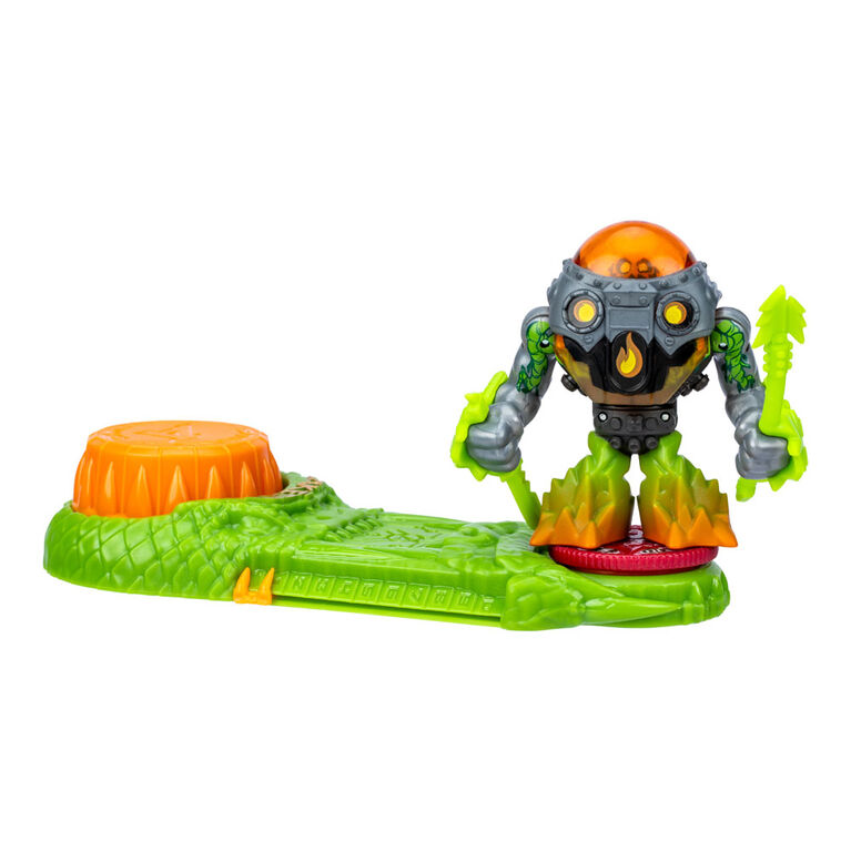 Legends of Akedo Ninja Fury Ninja Bosses, 360˚  Spin Attack, Armor Pops Off, Boss Wrapsnap