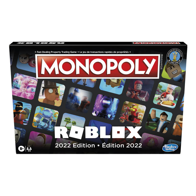 Monopoly: Roblox 2022 Edition Game, Monopoly Board Game