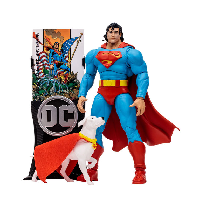 DC Multiverse Superman & Krypto (Return of Superman) 7"Figure McFarlane Collector Edition #9