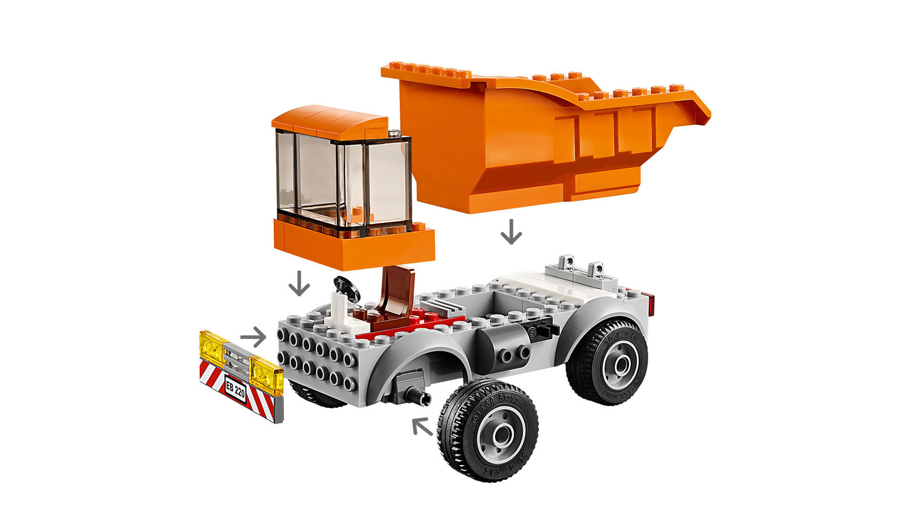 lego city dump truck