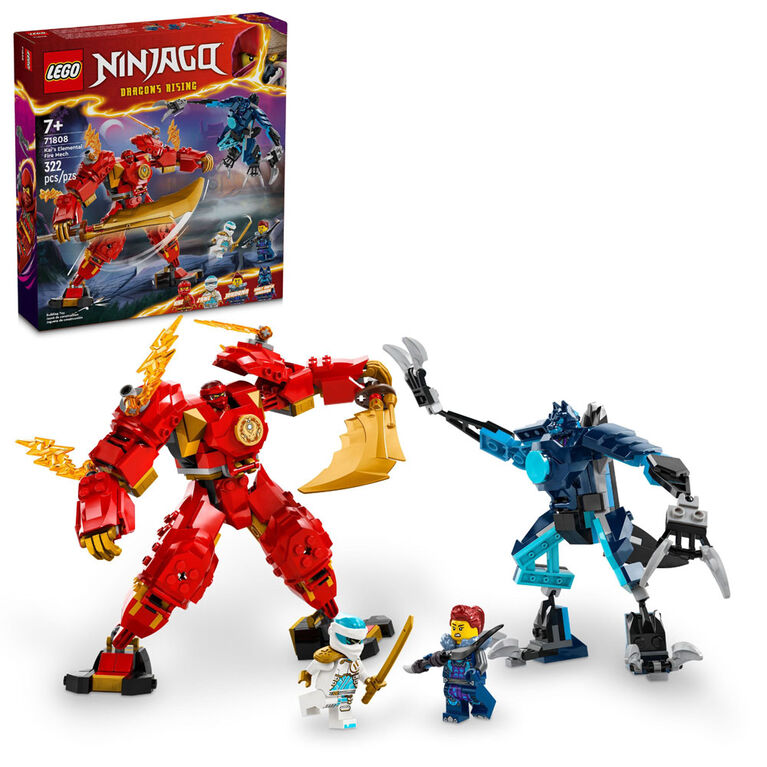 LEGO NINJAGO Le robot de feu élémentaire de Kai 71808