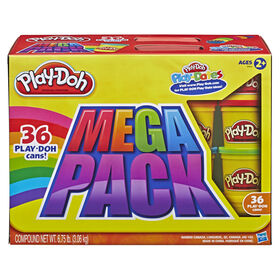 Play-Doh, Mega Pack de 36 pots de pâte à modeler
