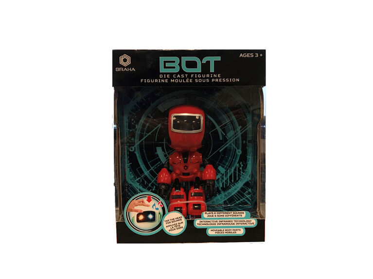 Braha Infrared Control Full Function Robot - Red