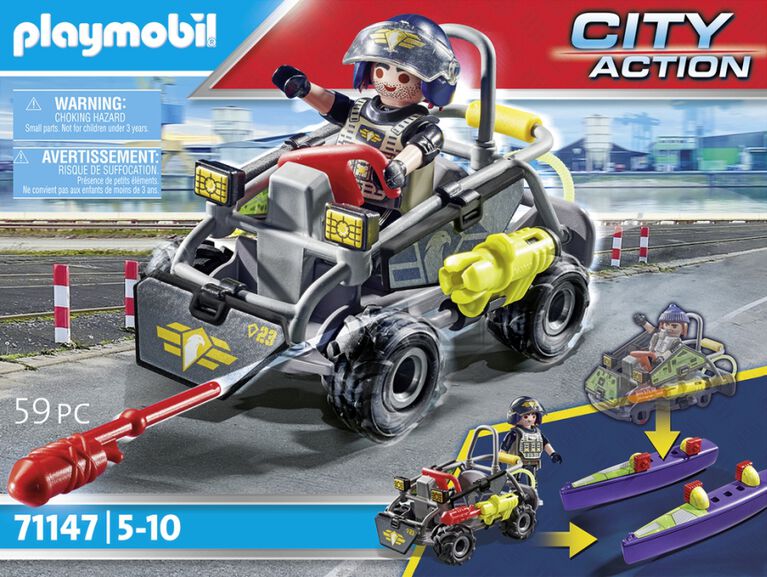 Playmobil - Tactical Police All Terrain Quad
