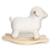 Baby GUND Lamb Rocker with Wooden Base Plush Stuffed Animal Nursery, Cream, 21.5"