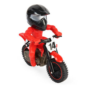 Supercross, Race and Wheelie Bike, Authentic Cole Seely Collector Motorcycle, 1:18 Scale