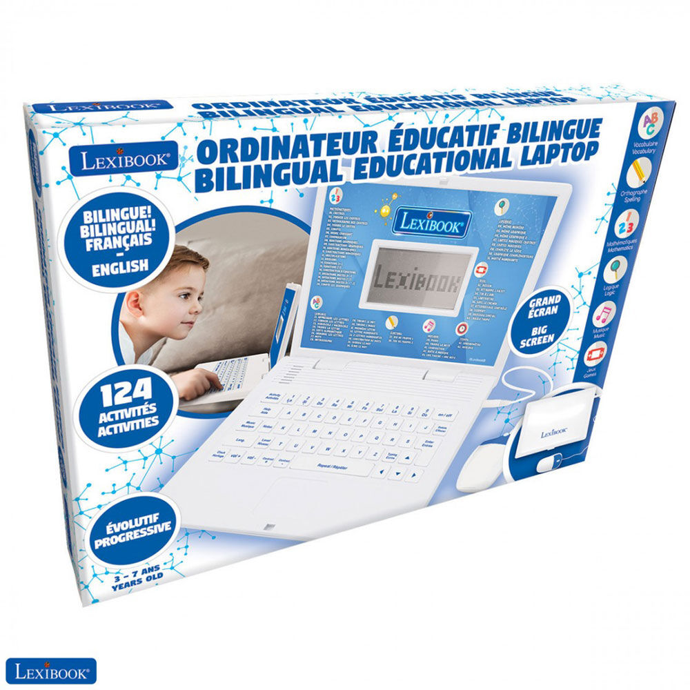 Lexibook Power Kid Edu Laptop with 124 Activities