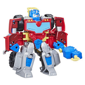 Transformers Rescue Bots Academy, robot convertible de collection Optimus Prime