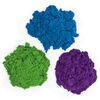 Kinetic Sand, Paquet de 3 couleurs de sable sensoriel Play sable moulable de 6 lb (bleu, vert, violet)