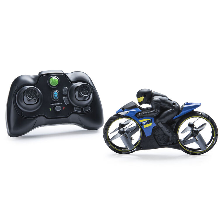 Air Hogs, Flight Rider, 2-in-1 Remote Control Stunt Motorcycle for Ground and Air