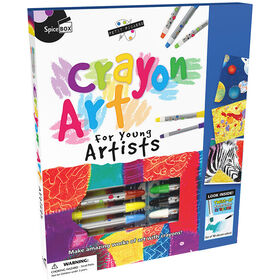 SpiceBox Children's Art Kits Petit Picasso Crayon Art - English Edition