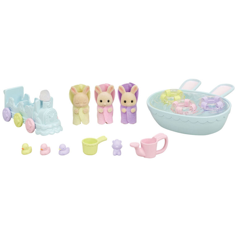 Ensemble De Bain Pour B&eacute;b&eacute; Triplets Calico Critters