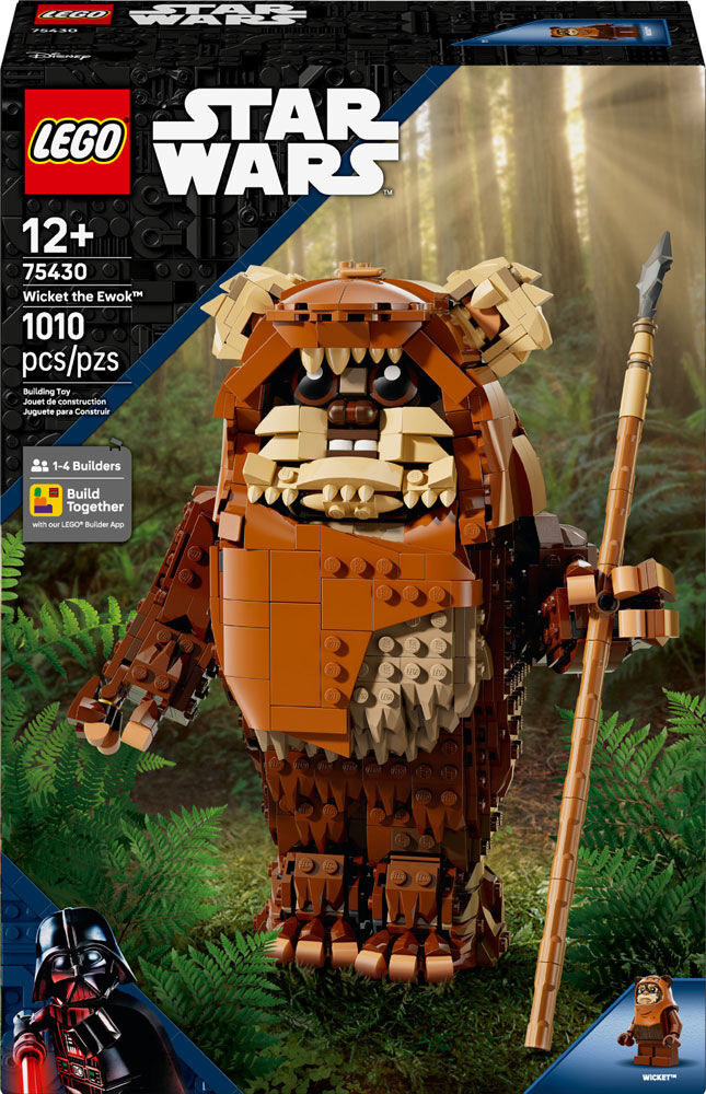 LEGO Star Wars Wicket the Ewok Building Toy for Pretend Play - Building Toy for Kids, Ages 12+ - 75430