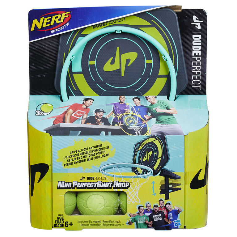 Nerf Sports Dude Perfect - Mini panier PerfectShot - Notre exclusivité