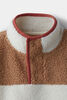 Colour Block Popover Sherpa White 3-4Y