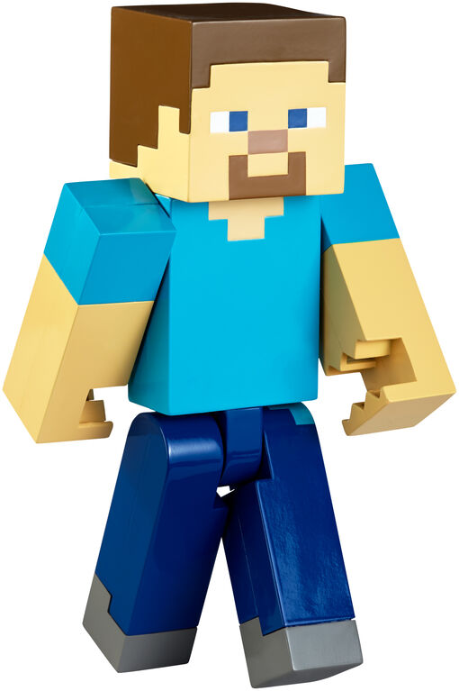 Minecraft - Figurine articulée à grande échelle de 21,6 cm (8,5 po) - Steve.