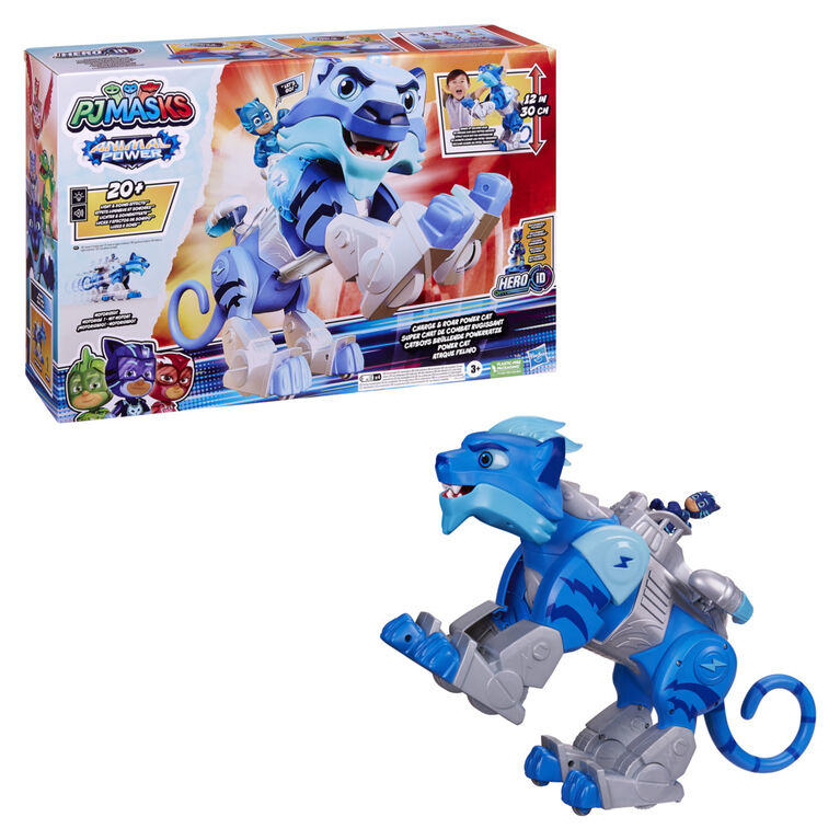 PJ Masks Animal Power Charge and Roar Power Cat Preschool Toy (English)