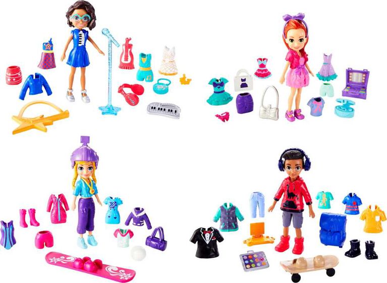 Polly Pocket - Super Coffret - Style Escouade