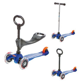 Trottinettes Micro - Mini Micro 3-En-1 Trottinette Classique - Bleu