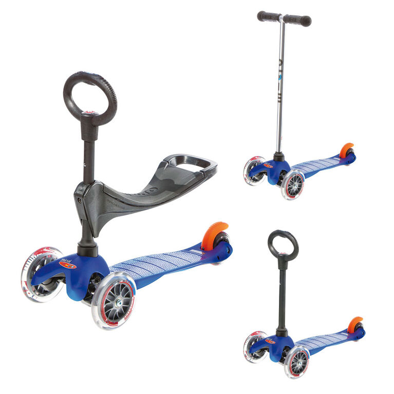 Micro Scooters -  Mini Micro 3-In-1 Classic Kickboard Blue