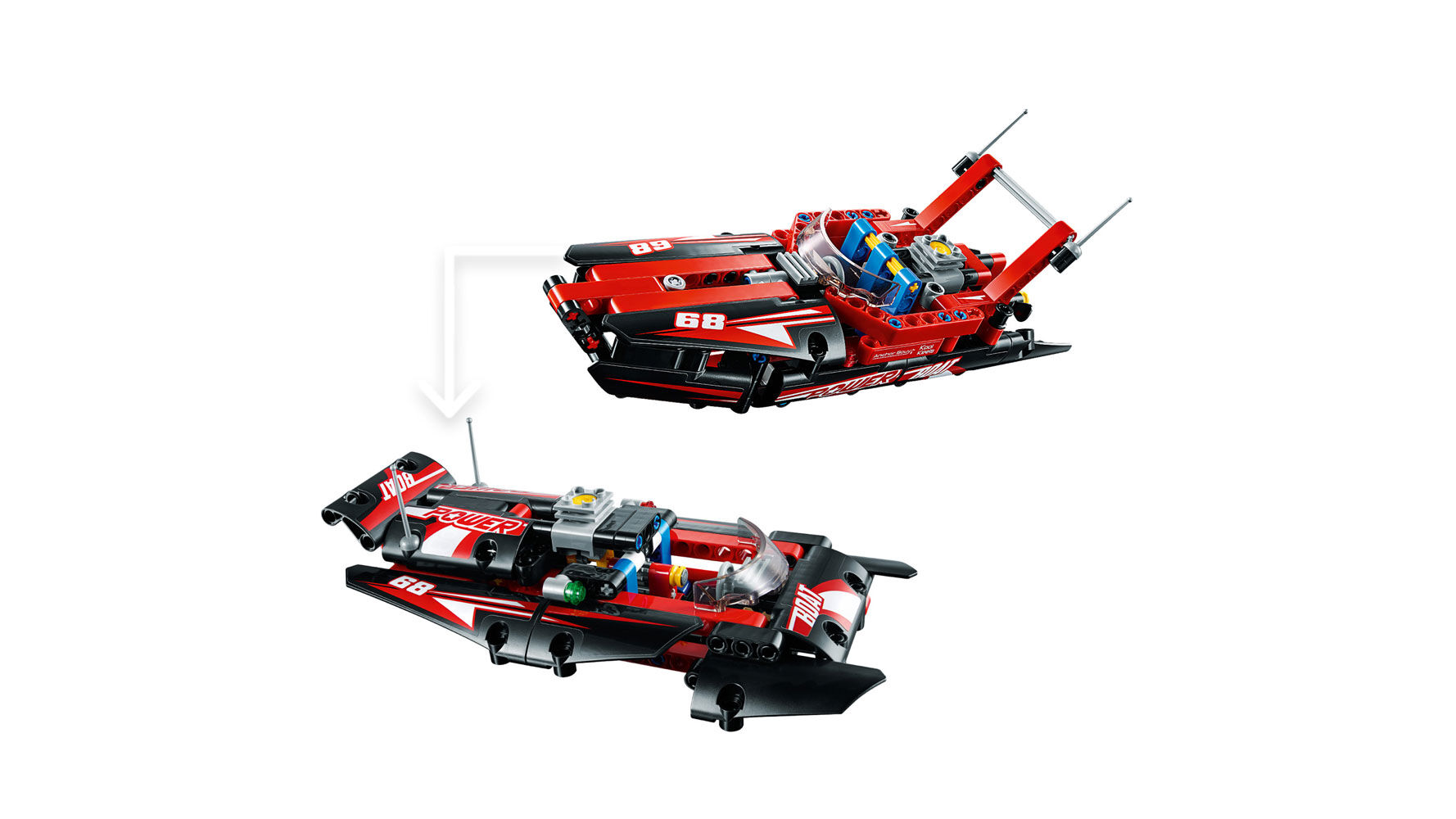 power boat lego