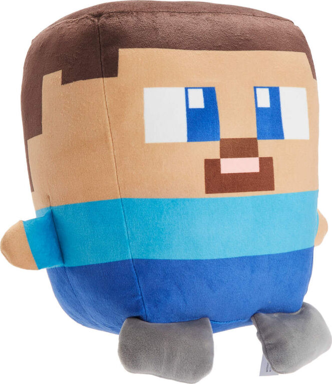 Minecraft Cuutopia Steve Plush Toy, 10-inch Collectible Soft Doll Inspired by the Movie