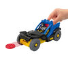 Imaginext DC Super Friends Batman Toy Rally Car with Disk Launcher and Figure, Preschool Toys