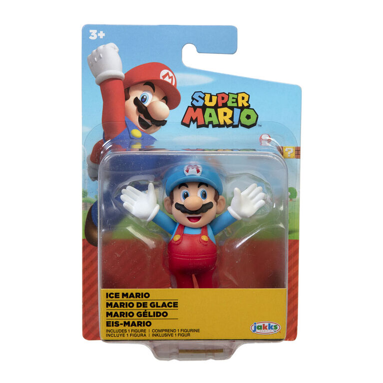 Nintendo 2.5" Limited Articulation -  Ice Open Arms Mario (redeco)