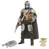 Star Wars Galactic Action The Mandalorian &amp,Grogu, figurines électroniques interactives de 30 cm