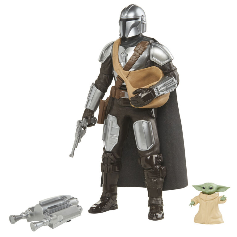 Star Wars Galactic Action The Mandalorian & Grogu Interactive Electronic 12-Inch-Scale Action Figures