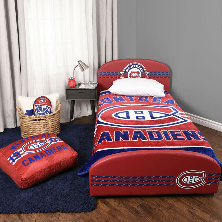 Nemcor Twin NHL Montreal Canadiens Upholstered Bed Frame Toys R Us