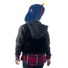 FlapJackKids - Baby, Toddler, Kids, Boys - Water Repellent Trapper Hat - Sherpa Lining - Dino/Astronaut - Large 4-6 years