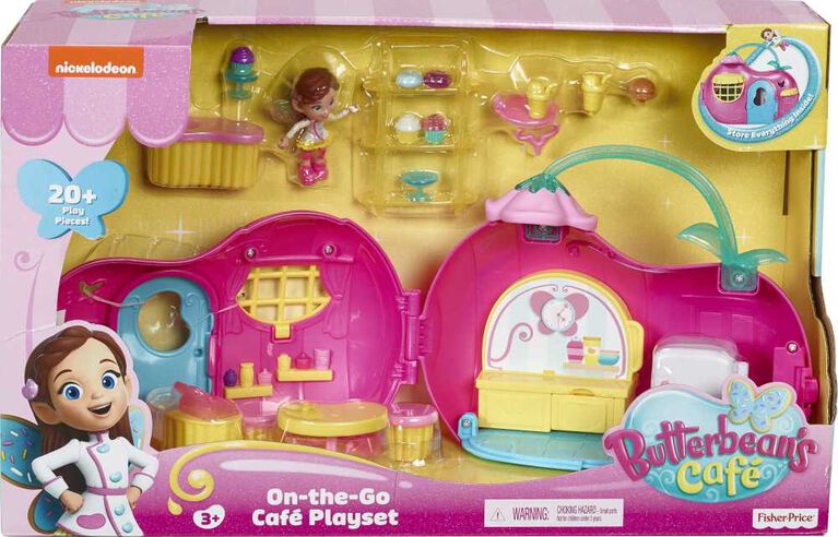 fisher price butterbean s cafe on the go cafe playset toys r us canada