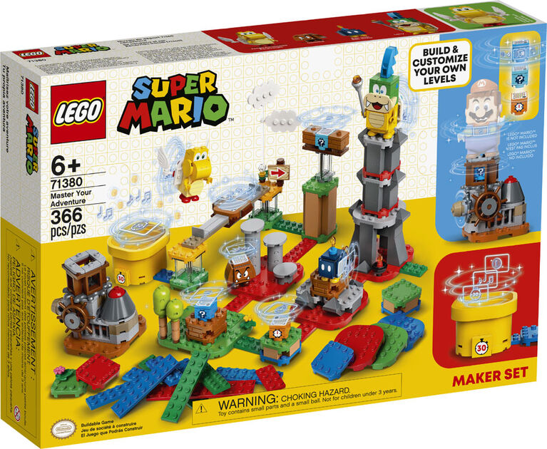 LEGO Super Mario Set de créateur Invente ton aventure 71380 (366 pièces)