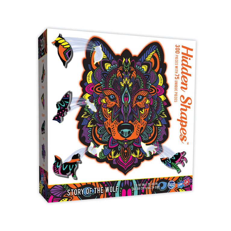 300Pc Hidden Shapes Puzzle Collection