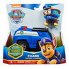 PAW Patrol, Chase's Patrol Cruiser, Toy Car with Collectible Action Figure, Sustainably Minded Kids Toys