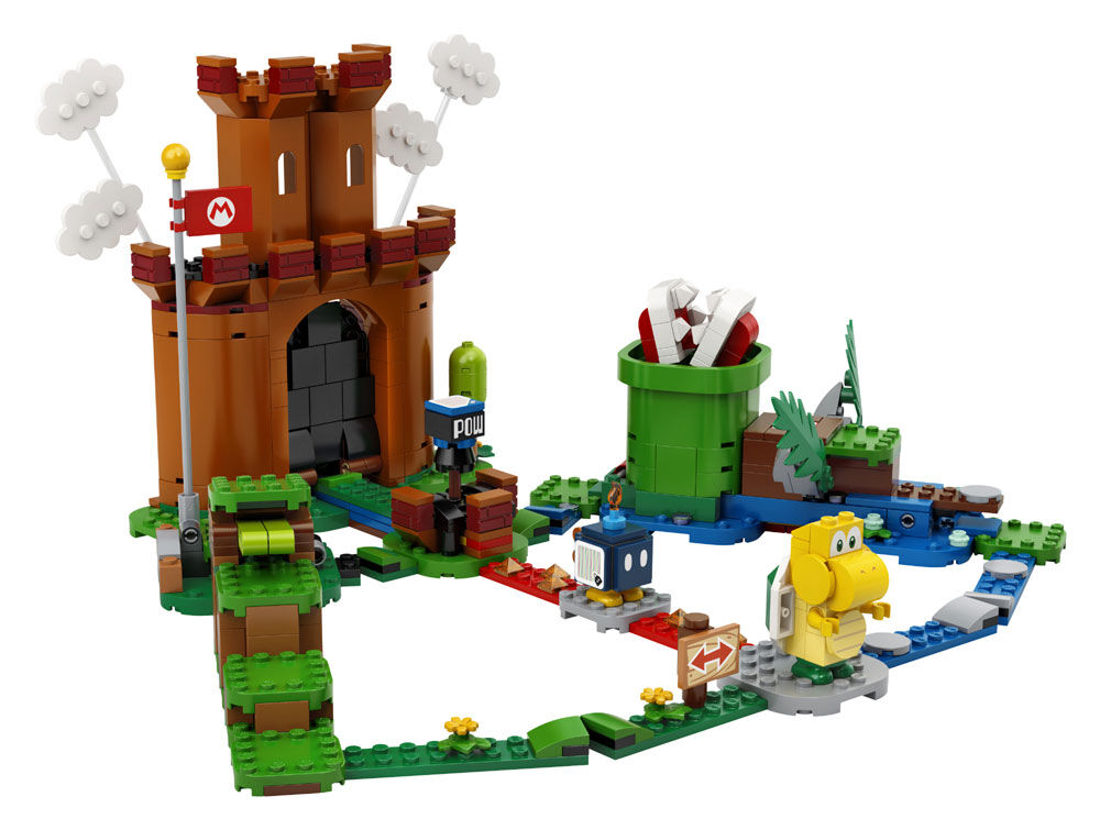 Mario lego fortress outlet