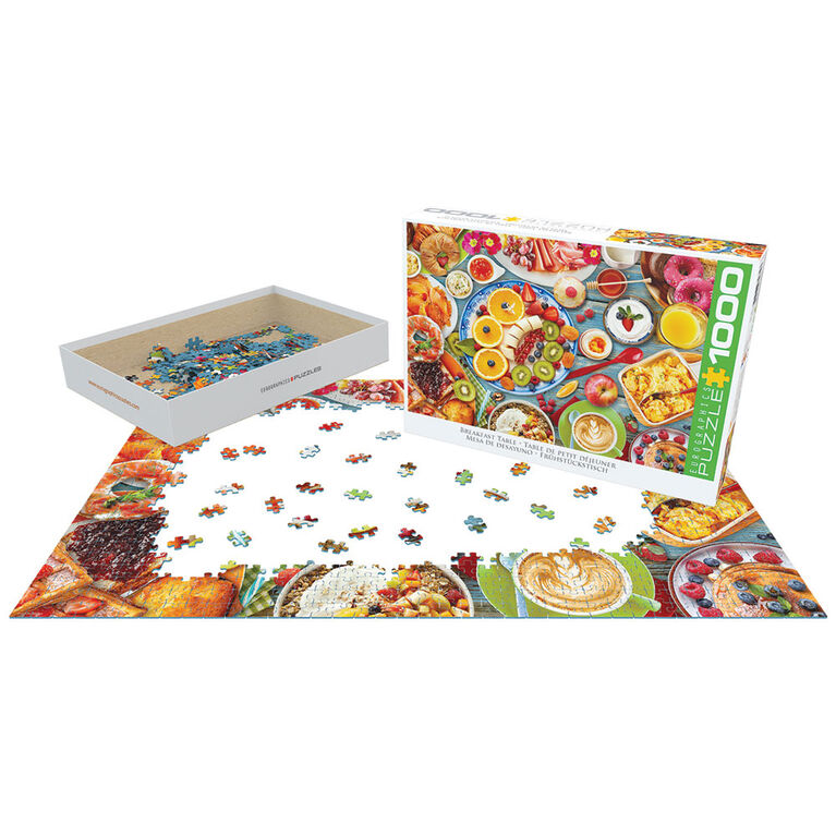 Eurographics Breakfast Table 1000 Pc Puzzle