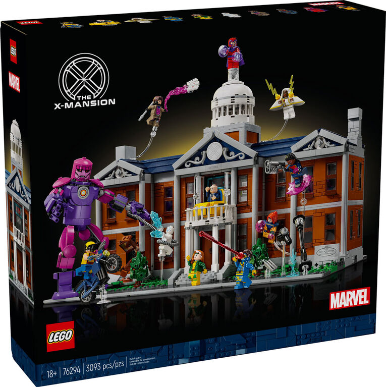 LEGO Marvel X-Men The X-Mansion Building Set - Marvel Collectibles DIY Craft Kit for Adults - 76294