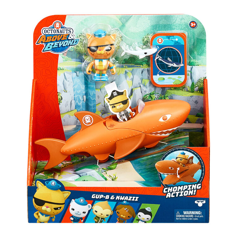 Octonauts S1 Figure and Vehicle Kwazii Gup B