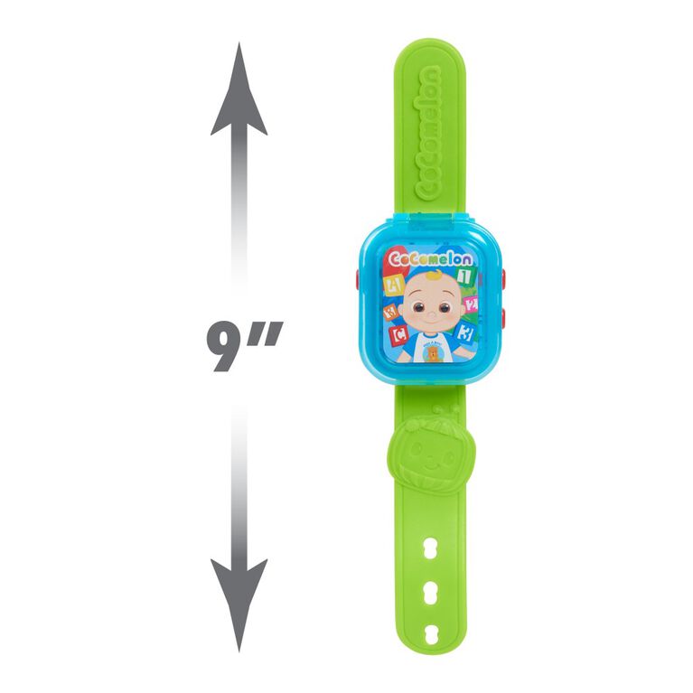 CoComelon JJ's Learning Smart Watch Toy for Kids with 3 Education-Based Games, Alarm Clock, and Stop Watch