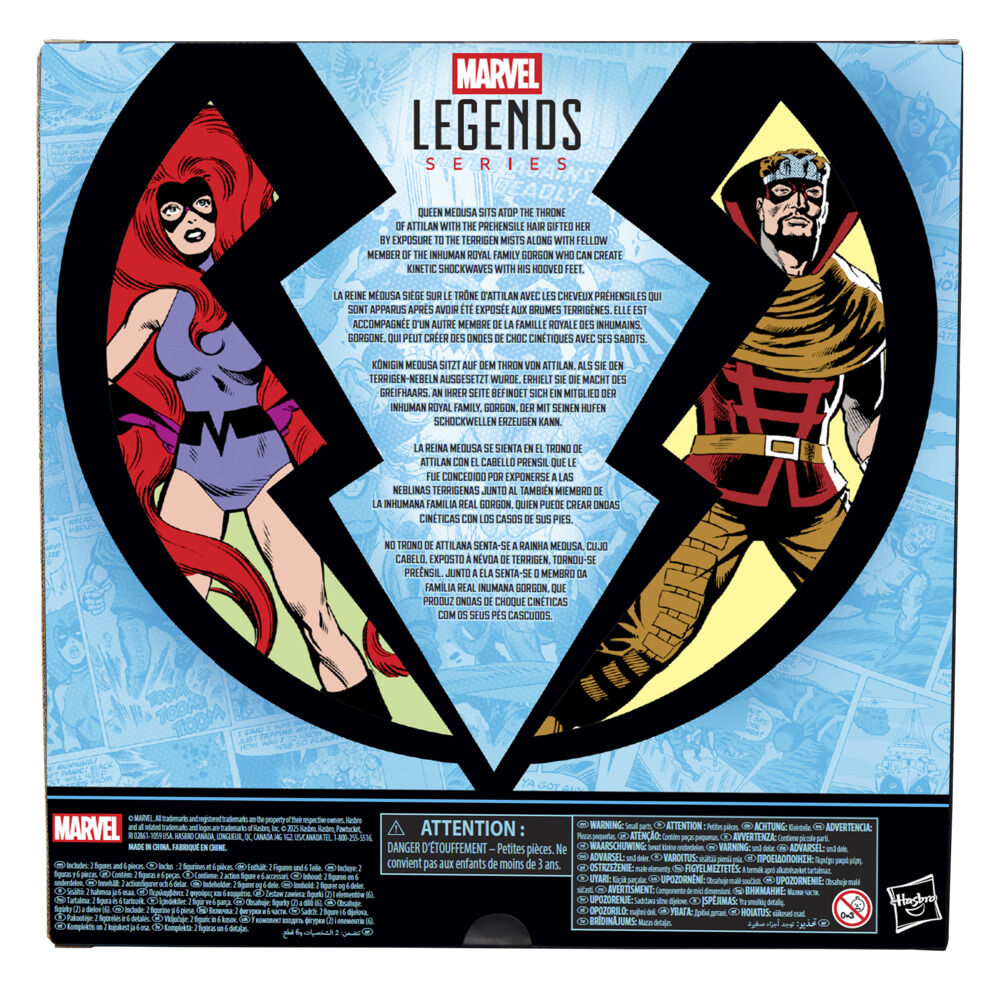 Marvel Legends Series Inhumans Marvel's Medusa & Marvel's Gorgon Action Figure Two-Pack