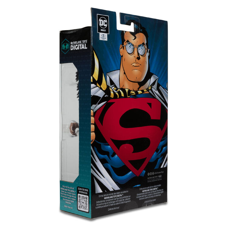 DC Direct Superman (Our Worlds at War) 7inch Action Figure with McFarlane Toys Digital Collectible