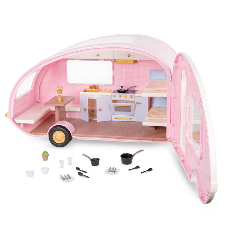 Lori, Roller Glamper - Pink, Camper for 6-inch Dolls