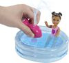 Barbie Skipper Babysitters Inc. Dolls & Playset with Babysitting Skipper Doll, Toddler Small Doll with Color-Change Swimsuit, Kiddie Pool, Whale Squirt Toy & Accessories