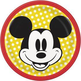 Mickey  7"  Plates, 8ct