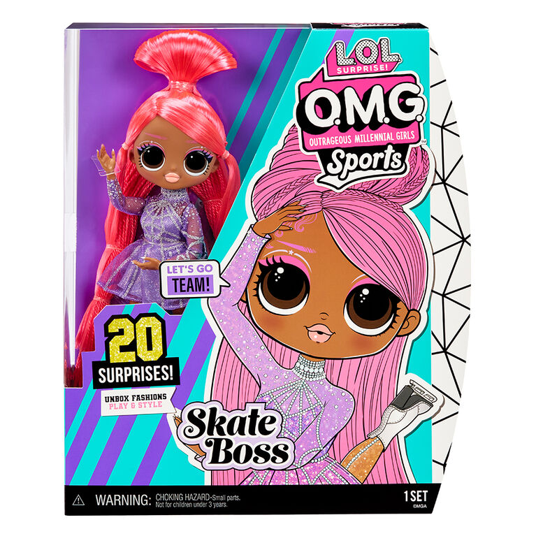 Lol Surprise Omg Sports Fashion Doll Skate Boss With 20 Surprises | Toys R  Us Canada