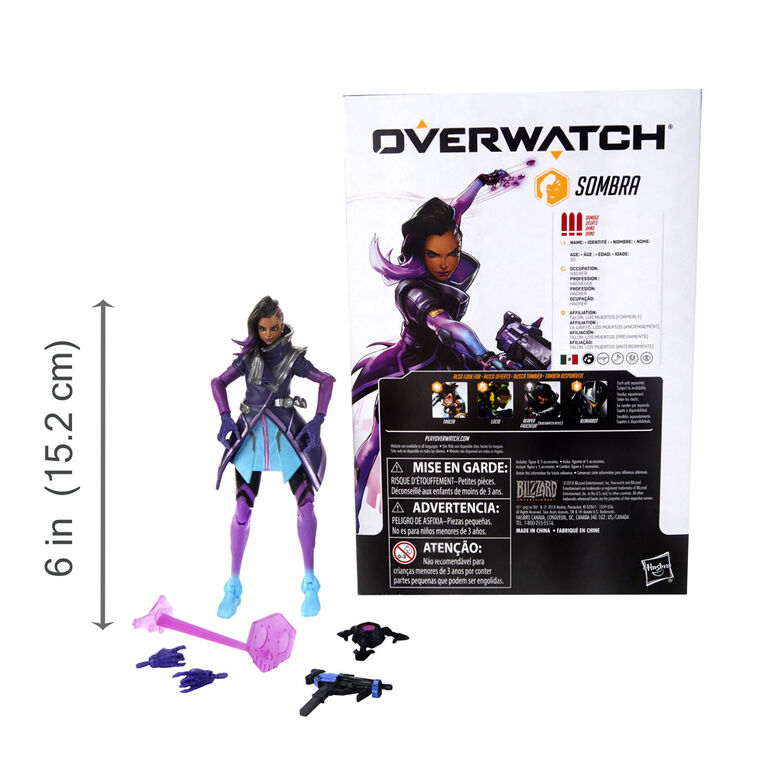 Overwatch Ultimates Series Sombra 6-Inch-Scale Collectible Action Figure